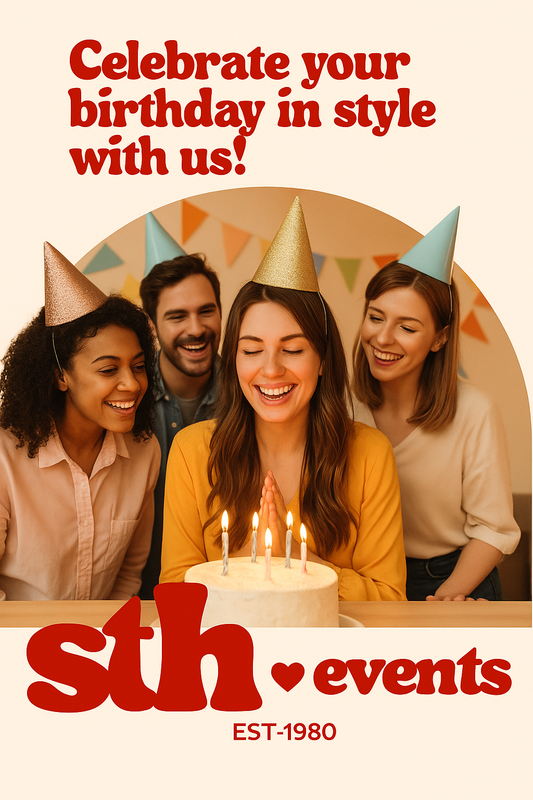 Birthday Celebration Event Package – For 30 Guests